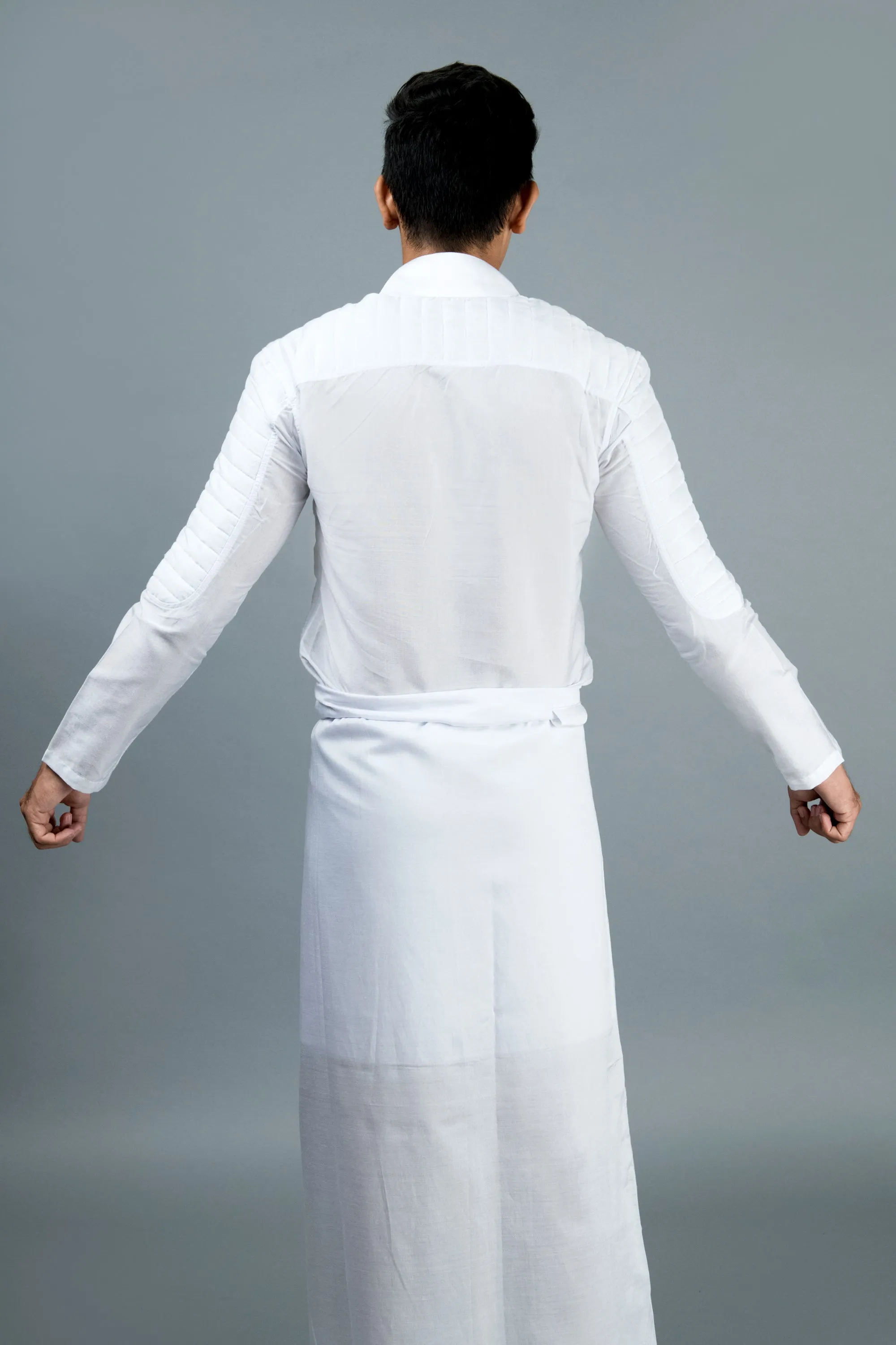Admiral Shirt With Biker Sleeves