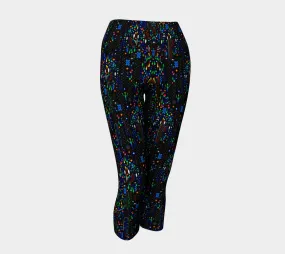 Elemental Realm Patterns Yoga Capris | TAS