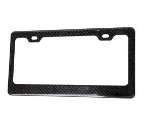 NRG Carbon Fiber License Plate Frame Wet - CARB-P100